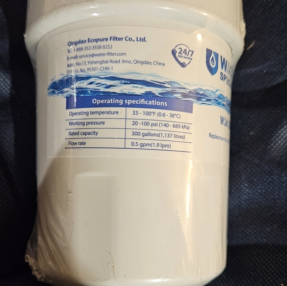 (2) Water Specialist  WS613B Refrigerator Water Filters fits GE MWF. - Picture 4 of 7